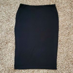 BlackPencil Skirt - NO Slit